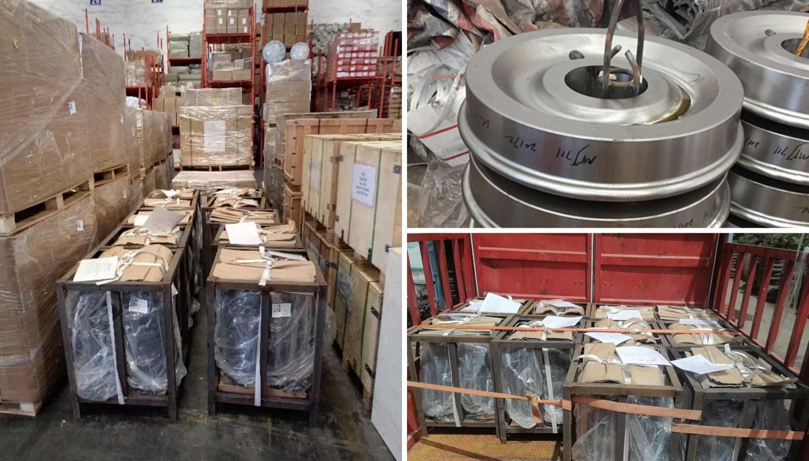 MTJ Ships 50 Units of 400mm Industrial Train Wheels to the USA