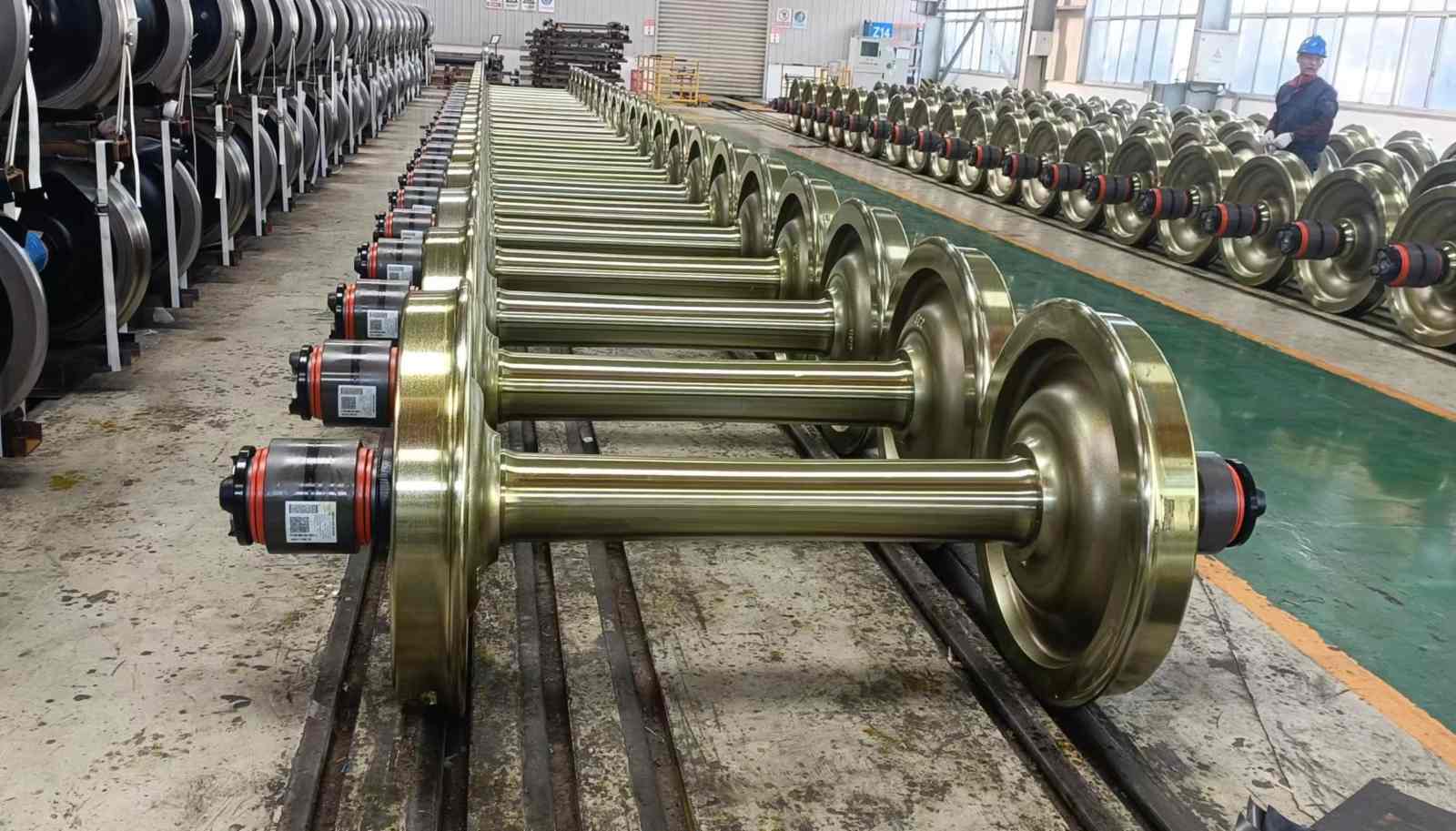 Who makes locomotive wheels in China?