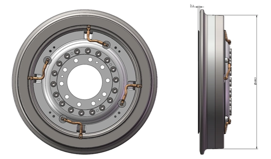 Research on noise reduction of bogie wheels in metro vehicles