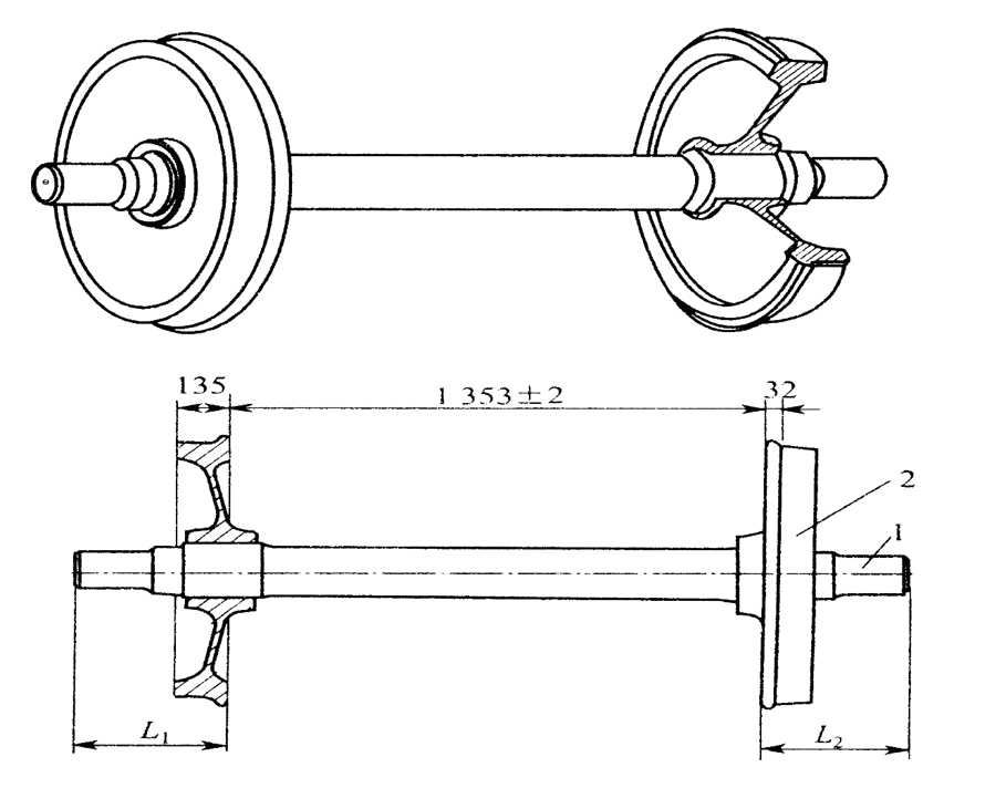 train wheelset