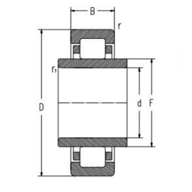 NJP3226X1K1 Cylindrical Roller Bearing