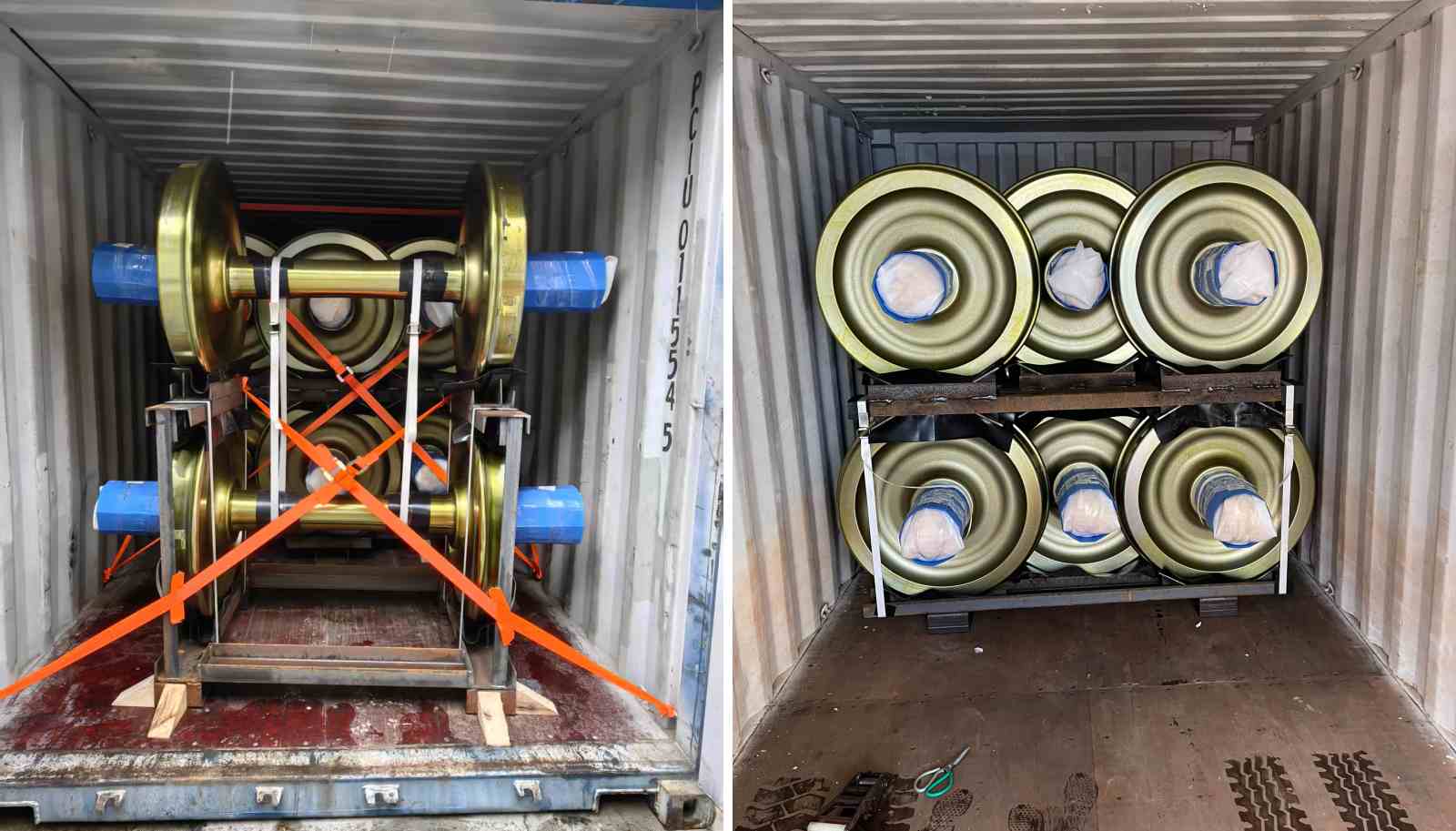 375 MTJ863 Wheelsets Shipped to Mozambique