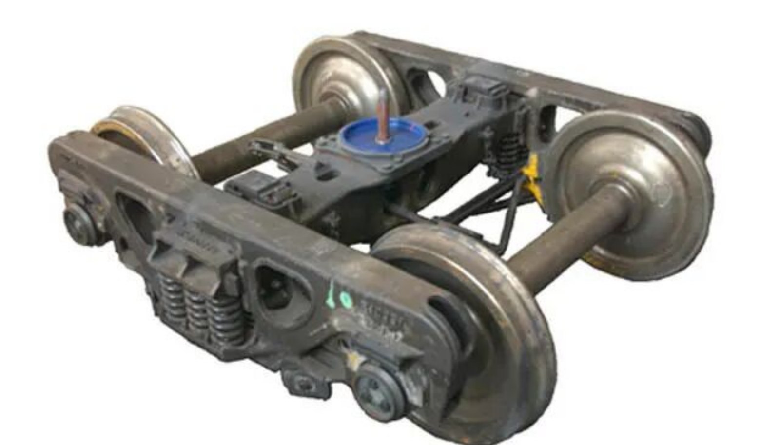 Bogie consists of wheelsets, frames, suspension and brakes.